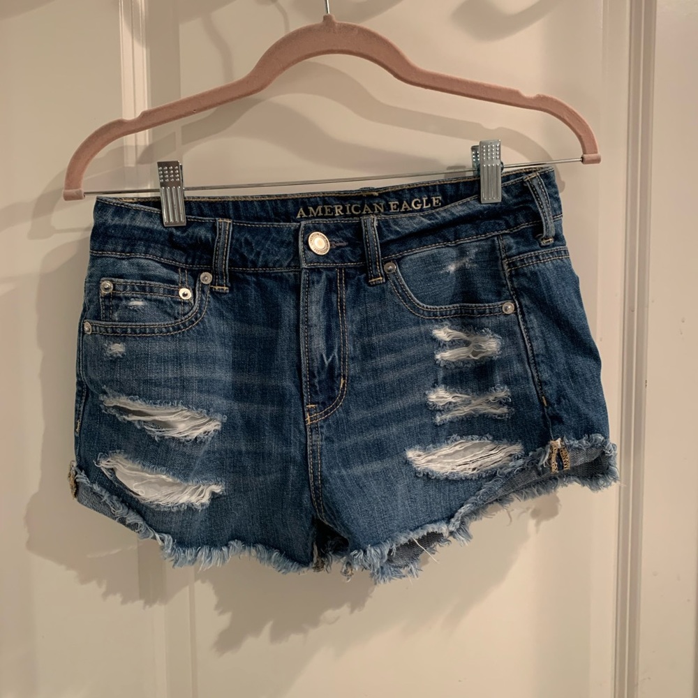 American eagle jean shorts